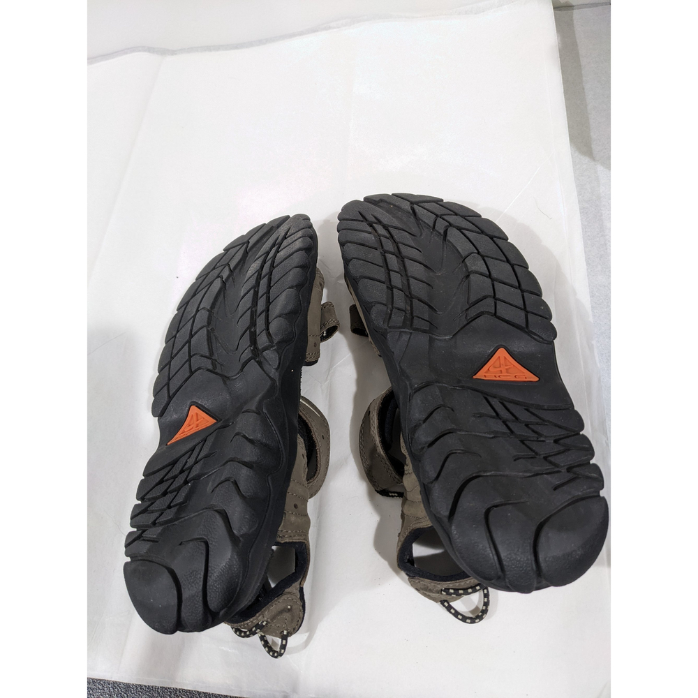 Vintage Nike ACG Y2K Brown Men's Sandals Size 7 - Picture 4 of 9